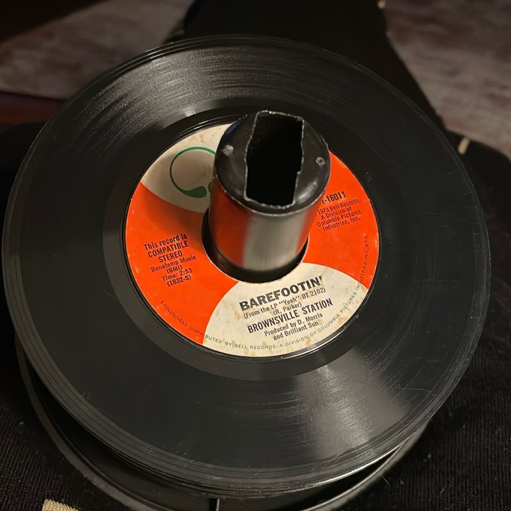 Big Tree Records 45RPM Brownsville Station;Smokin' In The Boy's Room/Barefootin'